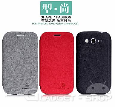 เคส Samsung Galaxy Grand (Nillkin Stylish Flip) แถมฟิลม์กันรอย Nillkin เต็มจอชนิด HD